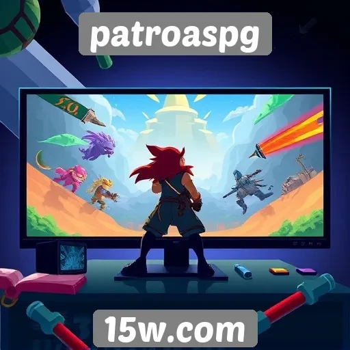 Evolução dos jogos online no site patroaspg