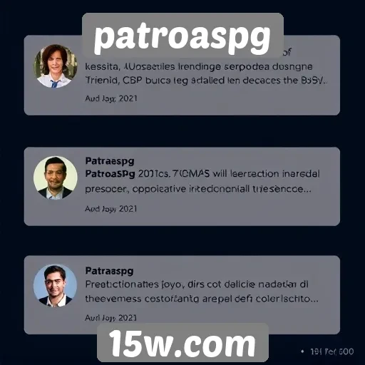 Feedback de usuários sobre a plataforma patroaspg